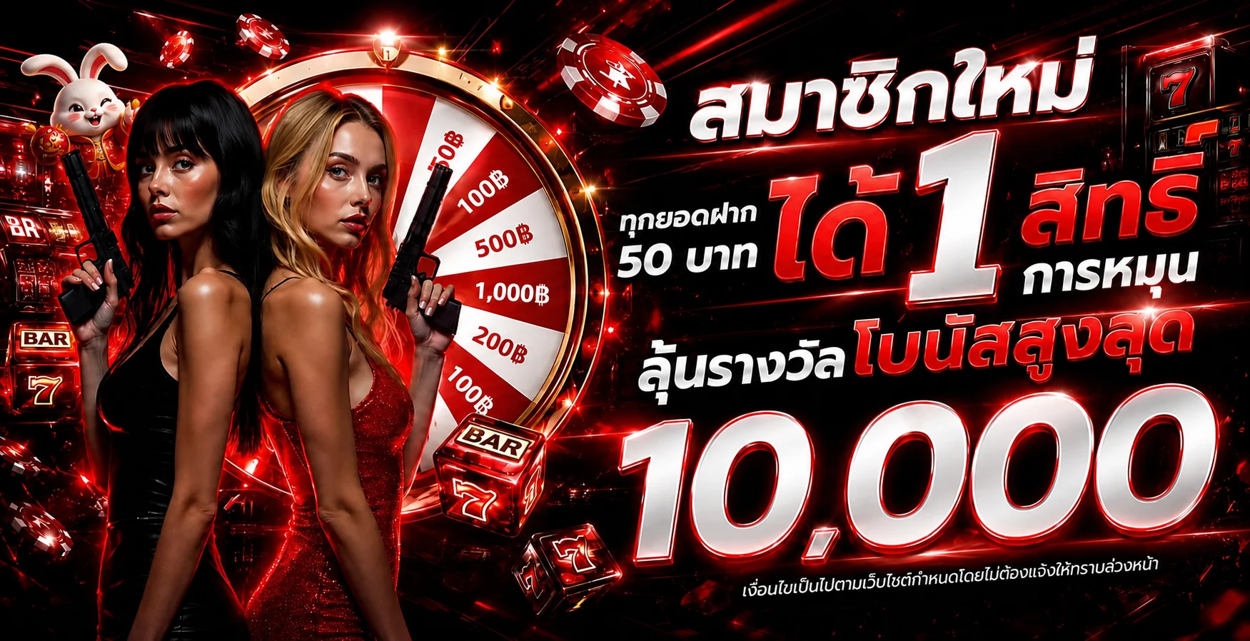 กิจกรรมวงล้อสำหรับสมาชิก LuckyClub999